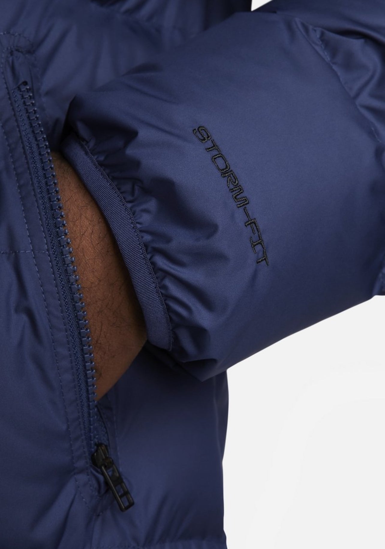 Nike Herren Daunenparka • Lang • Navy Blau • Warm & Wasserdicht •