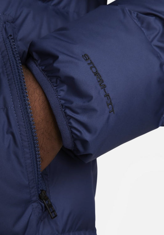 Nike Herren Daunenparka • Lang • Navy Blau • Warm & Wasserdicht •